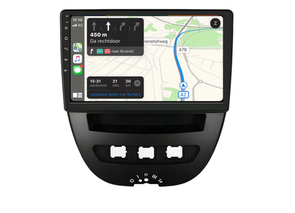 Multimedia Navigatie Toyota Aygo 107 2006- 2014 |DAB|Carplay Autoradio Beeldscherm - Audioplay