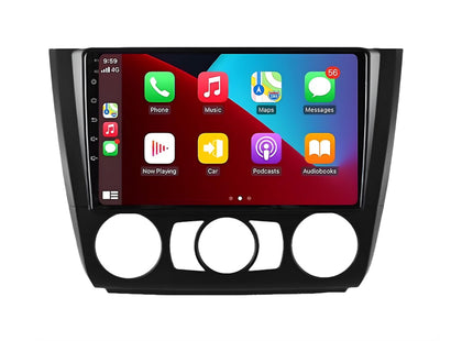 Multimedia Navigatie BMW 1 Serie 2004 - 2013|DAB|Bluetooth|4Core 32GB| (E81 E82 E87 E88) |Carplay Beeldscherm 9 Inch - Audioplay
