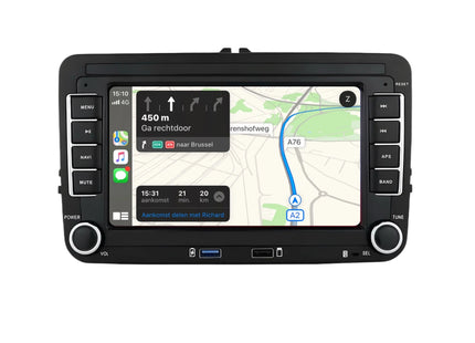 Multimedia Navigatie Volkswagen Jetta 2003-2011 |DAB| Bluetooth |Carplay Autoradio Beeldscherm - Audioplay