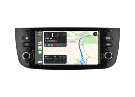 Multimedia Navigatie Fiat Punto 2012-2015 Beeldscherm |DAB| Bluetooth |4Core 32GB|Carplay Beeldscherm - Audioplay