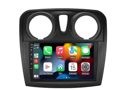 Multimedia Navigatie Renault Logan 2 2012-2019 |DAB|Bluetooth|Carplay Autoradio Logan 2 Beeldscherm 9 inch - Audioplay