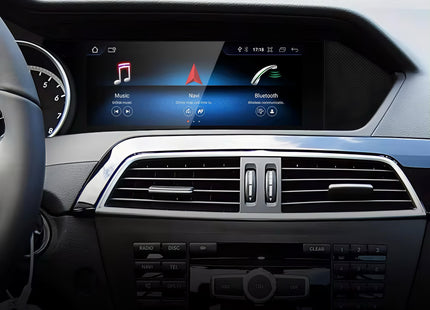 Multimedia Navigatie Mercedes C klasse W204 2011-2014 |NTG 4.5| 8 Core 128 GB | 8.8 Inch - Audioplay