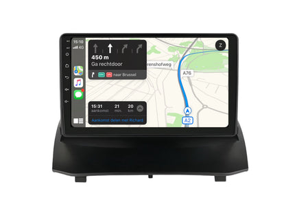Multimedia Navigatie Ford Fiesta 2009 - 2017 |DAB|Carplay Autoradio beeldscherm 9 Inch - Audioplay