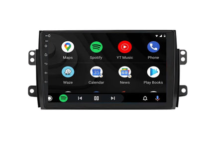 Multimedia Navigatie Fiat Sedici 2005-2014|DAB|Carplay Autoradio Beeldscherm 9 Inch - Audioplay