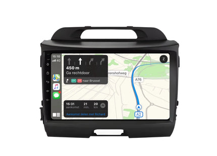 Multimedia Navigatie Kia Sportage 2011 - 2016 |DAB|Carplay Autoradio Beeldscherm 9 inch - Audioplay