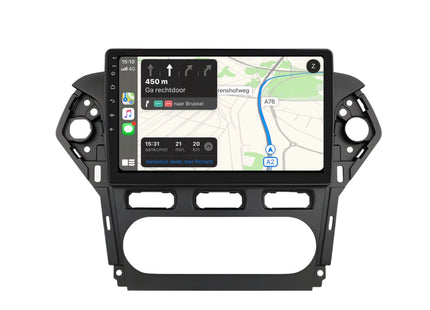 Multimedia Navigatie Ford Mondeo 2010-2014 |DAB|Carplay Autoradio beeldscherm 10 Inch - Audioplay