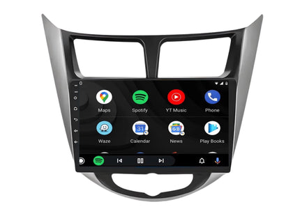 Multimedia Navigatie Hyundai Accent 2010-2016 |DAB|Carplay Autoradio Beeldscherm 9 Inch - Audioplay