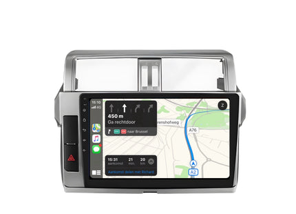 Multimedia Navigatie Toyota Land Cruiser Prado 150 2013-2017|DAB|Carplay Autoradio Beeldscherm - Audioplay