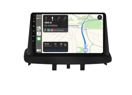 Multimedia Navigatie Renault Megane 3 2008 - 2014 |DAB|Carplay Autoradio Megane 3 Beeldscherm 9 Inch - Audioplay