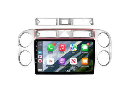 Multimedia Navigatie Volkswagen Tiguan 1 2006 -2016 |DAB|Carplay Autoradio beeldscherm 9 Inch - Audioplay