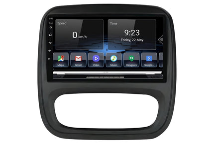 Multimedia Navigatie Renault Trafic 3 2014- 2021 |DAB|Carplay Autoradio Trafic 3 Beeldscherm 9 Inch - Audioplay
