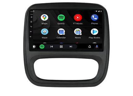 Multimedia Navigatie Renault Trafic 3 2014- 2021 |DAB|Carplay Autoradio Trafic 3 Beeldscherm 9 Inch - Audioplay