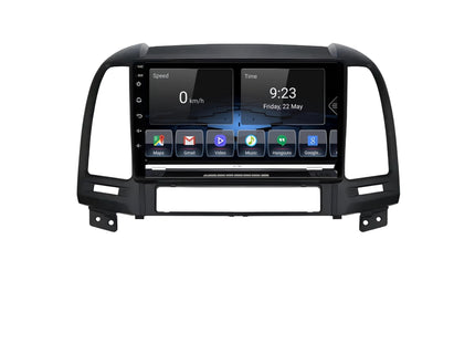 Multimedia Navigatie Hyundai Santa Fe 2 2006-2012 |DAB|Carplay Autoradio Santa Fe 2 Beeldscherm 9 Inch - Audioplay