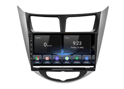 Multimedia Navigatie Hyundai Accent 2010-2016 |DAB|Carplay Autoradio Beeldscherm 9 Inch - Audioplay