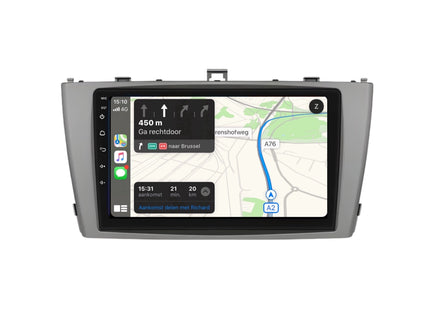 Multimedia Navigatie Toyota Avensis T27 2008 - 2015 |DAB|Carplay Autoradio T27 Multimedia Beeldscherm 9 Inch - Audioplay