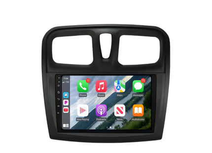 Multimedia Navigatie Renault Sandero 2 2014-2019 |DAB|Carplay Autoradio Sandero 2 Beeldscherm 9 inch - Audioplay