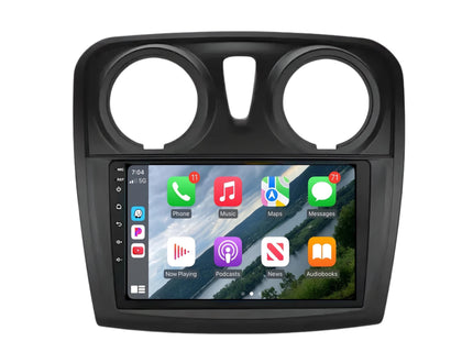 Multimedia Navigatie Renault Sandero 2 2014-2019 |DAB|Carplay Autoradio Sandero 2 Beeldscherm 9 inch - Audioplay
