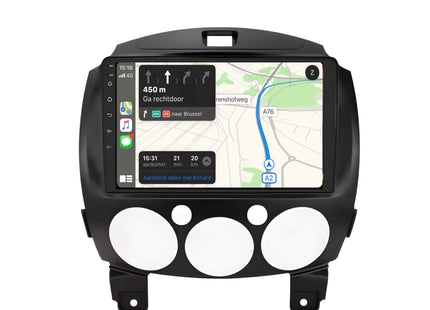 Multimedia Navigatie Mazda 2 2007 - 2014|DAB|Carplay Autoradio Beeldscherm - Audioplay