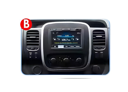 Multimedia Navigatie Opel Vivaro B 2014 - 2018 |DAB|Bluetooth|Carplay Autoradio Vivaro B Apple Beeldscherm 9 Inch - Audioplay