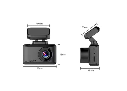 4K Dashcam Dual Lens Auto Camera |Videorecorder Nachtzicht Ingebouwde Gps Wi-Fi Ondersteuning 24 Uur opname - Audioplay