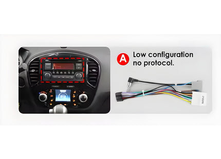 Multimedia Navigatie Nissan Juke 2010 -2014 |DAB|Carplay Autoradio Yf15 Beeldscherm  9 Inch - Audioplay