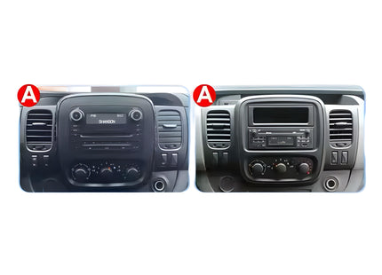 Multimedia Navigatie Renault Trafic 3 2014- 2021 |DAB|Carplay Autoradio Trafic 3 Beeldscherm 9 Inch - Audioplay