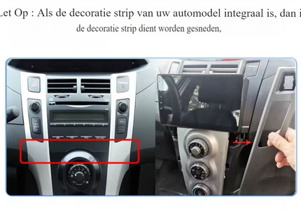 Multimedia Navigatie Toyota Yaris 2005 - 2013|DAB|Carplay Autoradio Navigatie 9 Inch - Audioplay